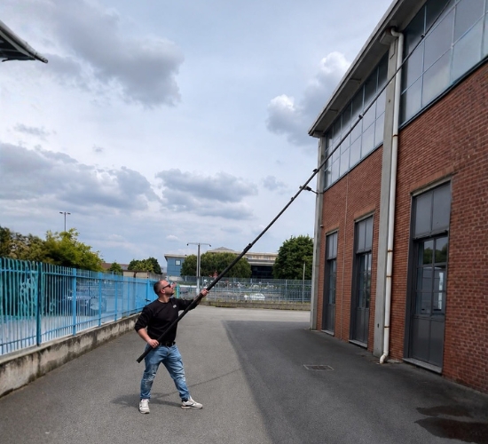 Pulizia vetri - asta telescopica professionale